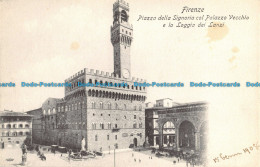 R052934 Firenze. Piazza Della Signoria Col Palazzo Vecchio E La Loggia Dei Lanzi - Monde