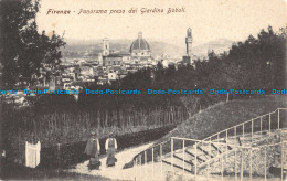 R052935 Firenze. Panorama Preso Dal Giardino Boboli - Monde