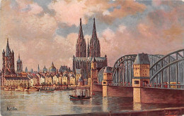 Köln Brücke Und Blick Zur Stadt Gl1912 #144.284 - Autres & Non Classés