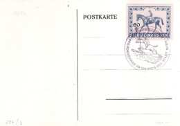 Österreich 1947 ANK 837 Auf Postkarte Mit Sonderstempel, Lt. Scan - FDC