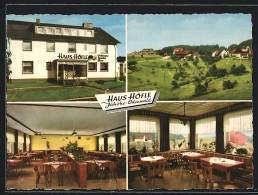 AK Juhöhe /Odenwald, Pension Café-Restaurant Haus Höfle  - Odenwald