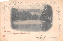 Kassel-Wilhelmshöhe Das Schloss Vom See Aus Gl1897 #143.533 - Sonstige & Ohne Zuordnung