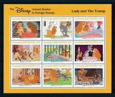 Grenada Grenadines - 1988 - Disney: Lady And The Tramp - Yv 895/03 - Disney