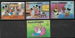 Grenada Grenadines - 1987 - Disney: Hafnia - Yv 801/04 - Disney