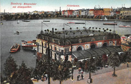 Hamburg Binnenalster Mit Alsterpavillon Gl1913 #143.530 - Sonstige & Ohne Zuordnung