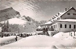 Kreuzeckhaus Gegen Alpspitze Und Zugspitze Gl1963 #143.667 - Other & Unclassified