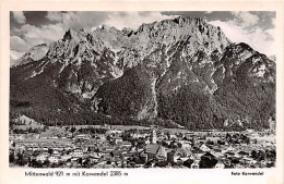 Mittenwald Panorama Mit Karwendel Gl1953 #143.391 - Autres & Non Classés