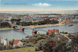 Koblenz Panorama Mit Eisenbahnbrücke Ngl #143.760 - Autres & Non Classés