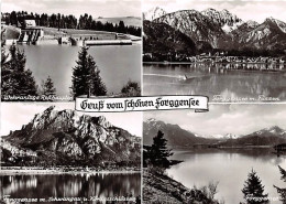 Forggensee Schwangau Füssen Wehranlage Roßhaupten Ngl #143.301 - Altri & Non Classificati