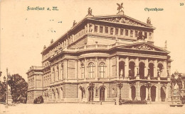 Frankfurt A.M. Opernhaus Glca.1910 #143.819 - Autres & Non Classés