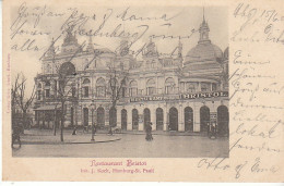 Hamburg St.Pauli Restaurant Bristol Gl1903 #D0236 - Autres & Non Classés