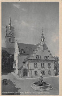 Friedrichshafen A.B. Rathaus Und Zeppelinbrunnen Ngl #143.870 - Autres & Non Classés