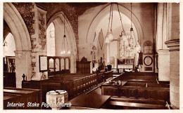 Stoke Poges Church Interior Ngl #144.102 - Autres & Non Classés