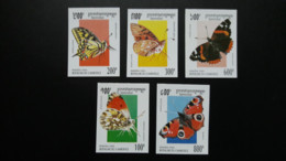 CAMBODGE / CAMBODIA/ The Butterflies  1995 ( Imperf ) - Schmetterlinge