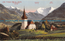 R052636 Frutigen. Kirche. Kl. Doldenhorn. Photoglob - Mundo