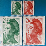 France 2022 : Philatélie, 40 Ans De La Liberté De Gandon N° 5635 à 5638 Oblitéré - Used Stamps