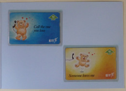 UK - BT - Valentine - Call The One You Love / Someone Loves Me - Mint Pair - In Folder - BT Emissions Publicitaires