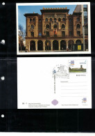 TARJETA DEL CORREO 2008, EXPO ZARAGOZA, EDIFICIO CORREOS ZARAGOZA, ENTERO POSTAL PREFRANQUEADA - 1931-....