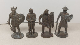 70's Ferrero - Kinder Surprise- Metal Figures - Krieger 1-12 Jahrhudert - Complete Set - Figurillas En Metal