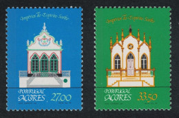 Azores Churches Chapels Regional Architecture 2v 1982 MNH SG#447-448 - Azoren