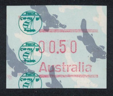 Australia Platypus Machine Labels 1987 MNH MI#7 - Ungebraucht