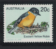 Australia Eastern Yellow Robin Bird 20c 1979 MNH SG#674 - Mint Stamps