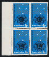 Australia Lions International Block Of 4 1967 MNH SG#411 - Neufs