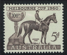 Australia 100th Melbourne Cup Race Commemoration 1960 MNH SG#336 - Ongebruikt
