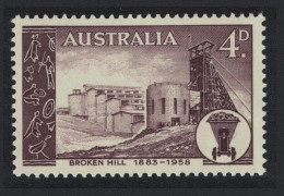 Australia 75th Anniversary Of Founding Of Broken Hill Silver Mine 1958 MNH SG#305 - Mint Stamps