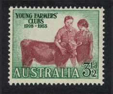 Australia Cattle Farmers' Clubs 1953 MNH SG#267 - Nuevos