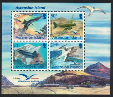 Ascension Tern Booby Birds Aircrafts Wideawake Airfield MS 2012 MNH SG#MS1149 - Ascension (Ile De L')