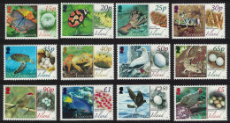 Ascension Birds Butterflies Fauna And Their Eggs 12v 2007 MNH SG#987-998 MI#1021-1032 - Ascension