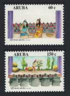 Aruba Mascaruba Amateur Theatre Group 2v 2001 MNH SG#289-290 - Niederländische Antillen, Curaçao, Aruba