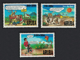 Aruba Child Welfare Comic Strips 3v 1996 MNH SG#189-191 - Curacao, Netherlands Antilles, Aruba