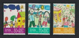 Aruba Child Welfare Children's Drawings 3v 1995 MNH SG#172-174 - Niederländische Antillen, Curaçao, Aruba