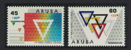 Aruba 'Solidarity' 11th YMCA World Council 2v 1988 MNH SG#50-51 - Curaçao, Antille Olandesi, Aruba