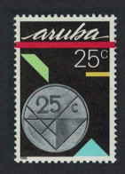 Aruba Coins 25c 1988 MNH SG#44 - Curacao, Netherlands Antilles, Aruba