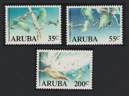 Aruba Maripampun Plant 'Matelea Rubra' 3v 1989 MNH SG#61-63 - Curazao, Antillas Holandesas, Aruba