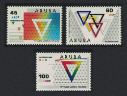 Aruba 'Solidarity' 11th YMCA World Council 3v 1988 MNH SG#50-52 - Curaçao, Nederlandse Antillen, Aruba