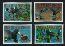 Antigua And Barbuda WWF Birds Caribbean Coot 4v 2009 MNH SG#4259-4262 MI#4702-4705 Sc#3055a-d - Antigua And Barbuda (1981-...)