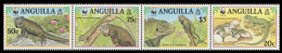 Anguilla WWF West Indian Iguana Strip Of 4v 1997 MNH SG#1004-1007 MI#988-991 Sc#968 A-d - Anguilla (1968-...)