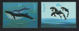 Angola Whales Dolphins Marine Mammals 2v 2003 MNH SG#1683-1684 - Angola