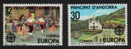 Andorra Sp. Dance Folklore Europa CEPT 2v 1981 MNH SG#131-132 - Unused Stamps