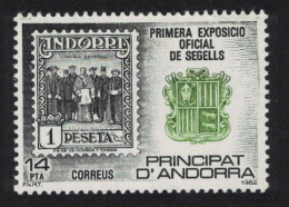 Andorra Sp. National Stamp Exhibition 1982 MNH SG#158 - Ungebraucht