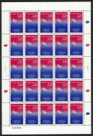 Andorra Fr. Birds French Revolution Sheet 1989 MNH SG#F416 MI#397 - Unused Stamps