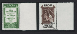 Andorra Fr. Music Europa CEPT 2v With Margins 1985 MNH SG#F365-F366 - Ongebruikt