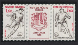 Andorra Fr. World Cup Football Championship Spain 2v 1982 MNH SG#F321-F322 - Ungebraucht