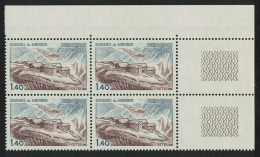 Andorra Fr. Architecture T2 Corner Block Of 4 1981 MNH SG#F310 MI#312 - Ungebraucht