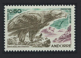 Andorra Fr. Golden Eagle Bird 1972 MNH SG#F238 MI#240 - Nuovi