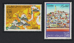 Algeria M'Zab Valley 2v 1984 MNH SG#885-886 - Algeria (1962-...)